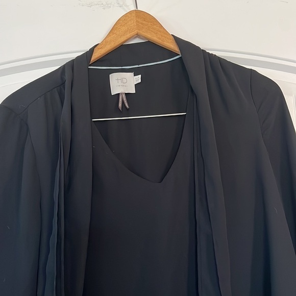 Anthropologie HD in Paris Blouse with tie Size 0 - Picture 4 of 7